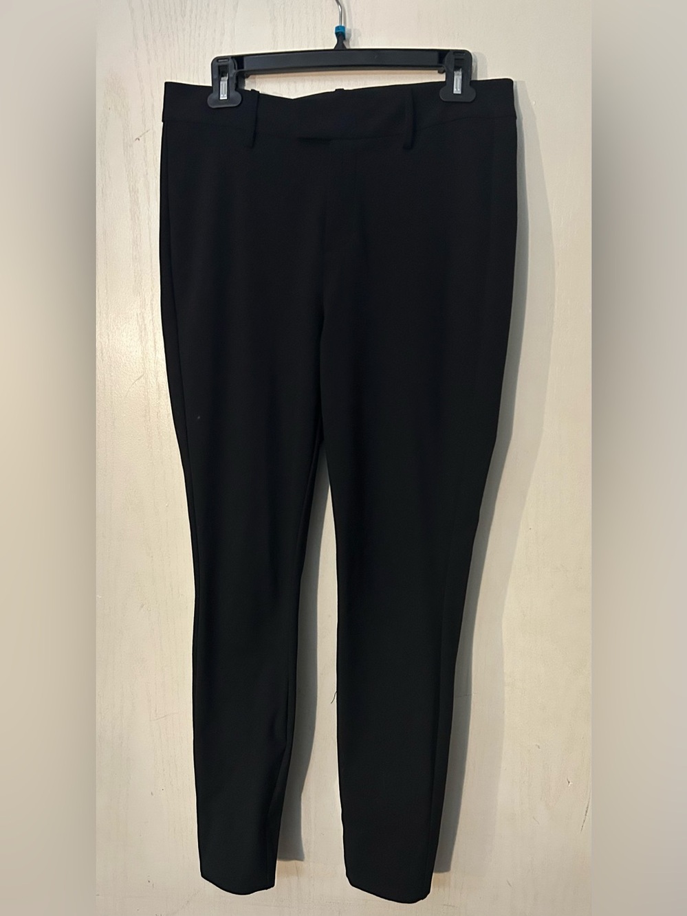 AYR Black Slim Ankle Pants Size 8 Stretch Split Hem